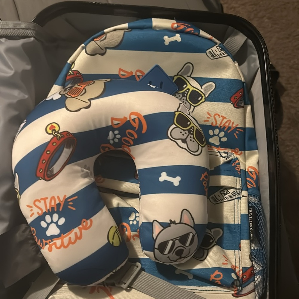 Travelers Club 3Pc Kids Luggage Set With 360° 4-Wheel Spinner System, Dog